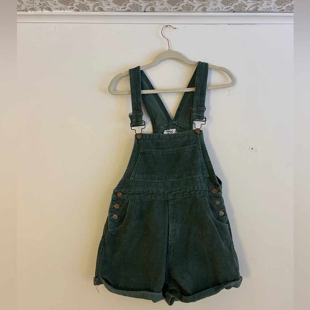 Green Corduroy Overalls